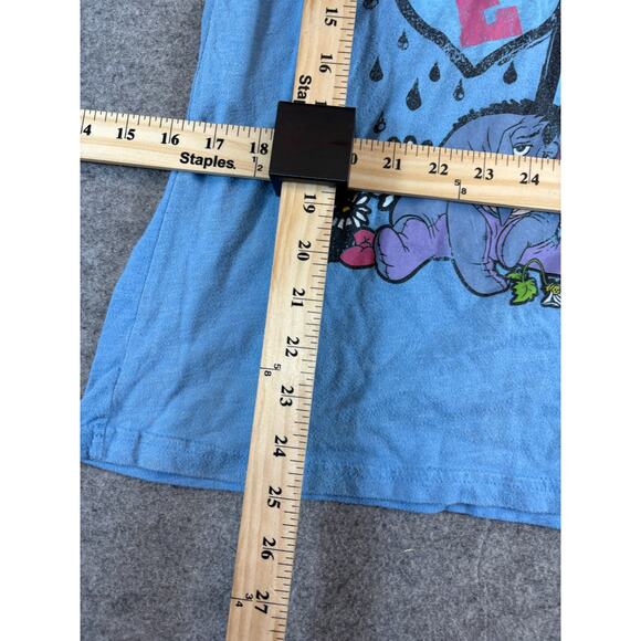 VINTAGE Disney Shirt Youth XL 15/17 Blue Whatever Eeyore Graphic Tee Cartoon - Picture 3 of 5